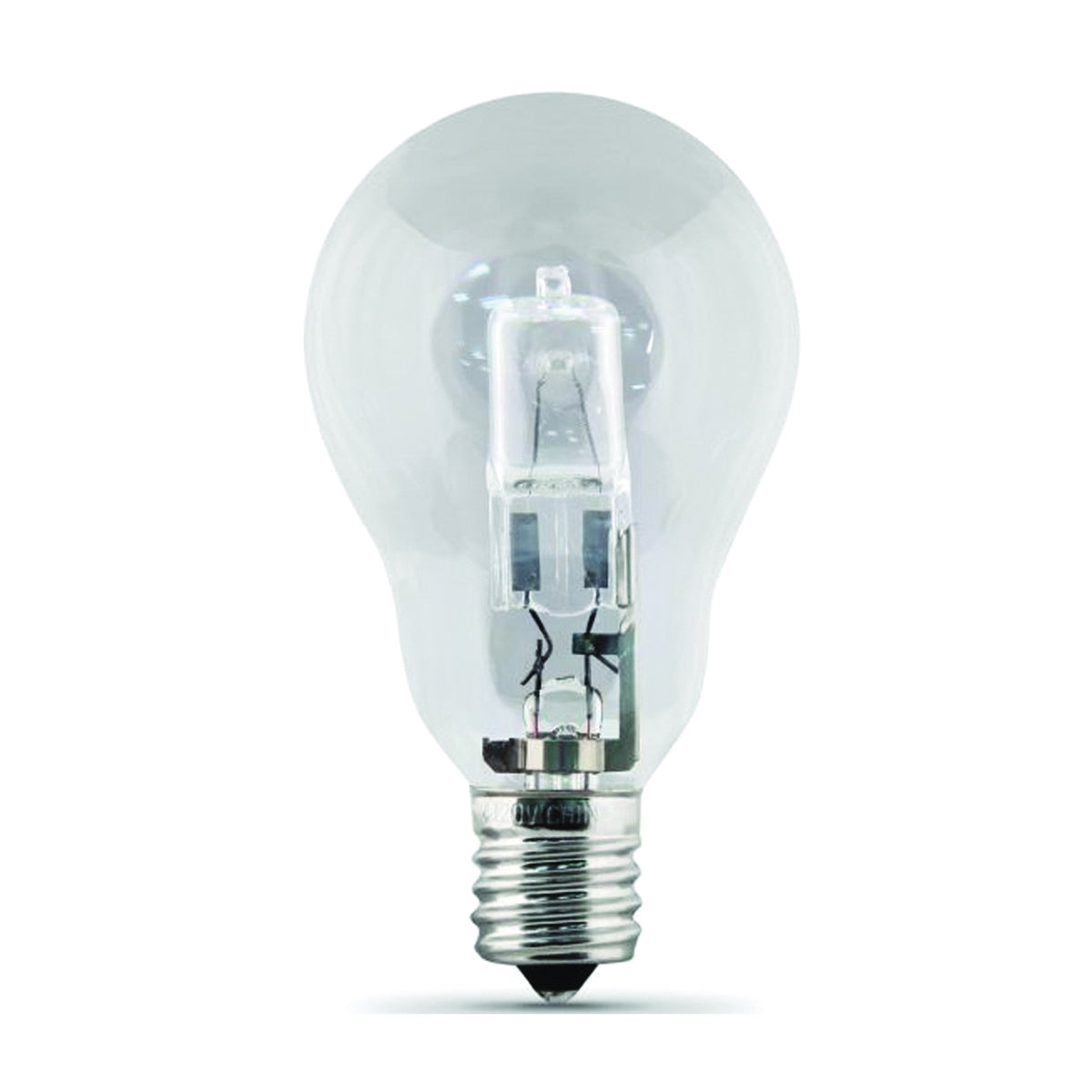 Feit Electric BPQ40A15N/CL/2 Halogen Bulb, 40 W, Intermediate E17 Lamp Base, A15 Lamp, 570 Lumens, 3000 K Color Temp