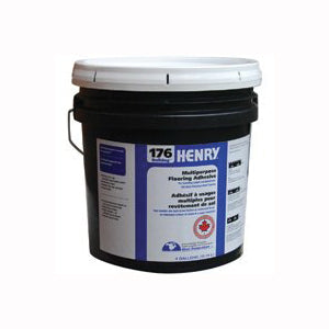 HENRY 12289 Flooring Adhesive, Paste, Mild, Beige, 4 gal Pail