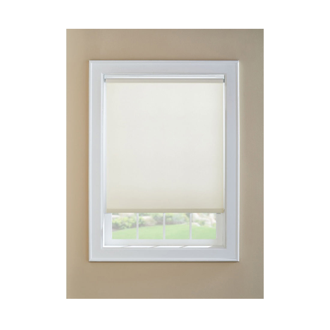 LEVOLOR SRSECD3706001D Window Shade, 60 in L, 37 in W, 1-Ply, Vinyl, White