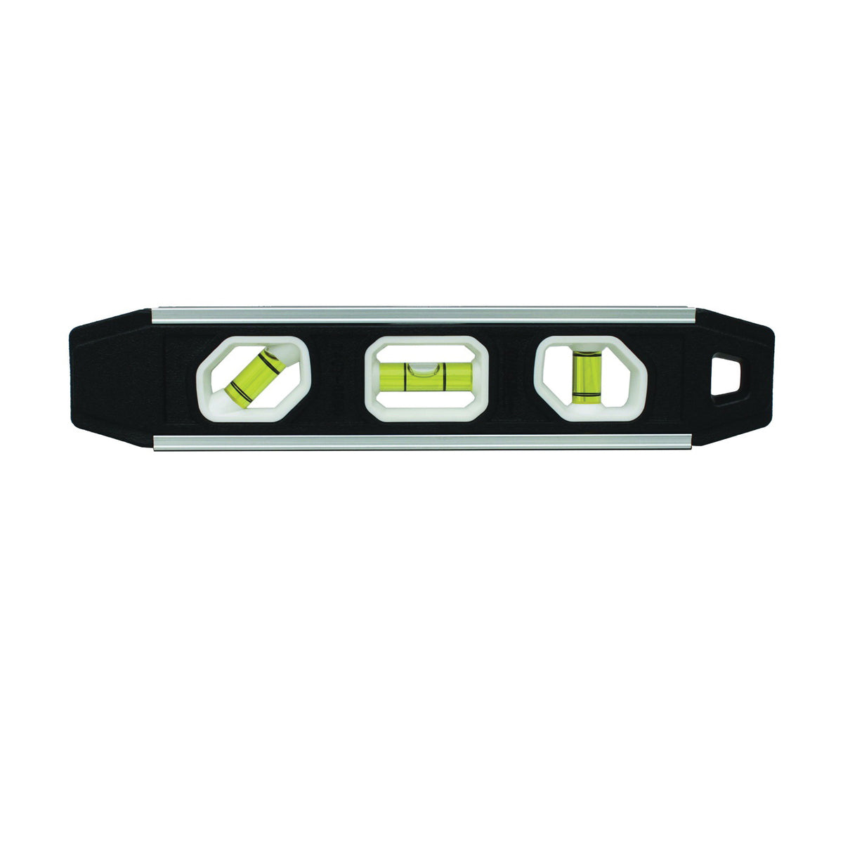 Johnson 1421-0900 Torpedo Level, 9 in L, 3-Vial, Magnetic, Aluminum