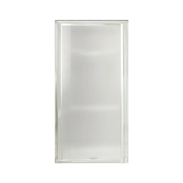 Sterling 1500D-31S Shower Door, Tempered Glass, Textured Glass, Framed Frame, Aluminum Frame