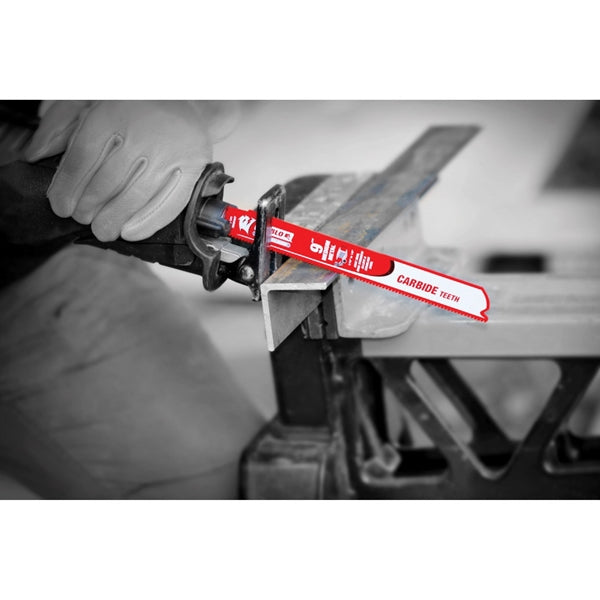 Diablo DS0910CF Reciprocating Saw Blade, 9 in L, 10 TPI, Carbide Cutting Edge