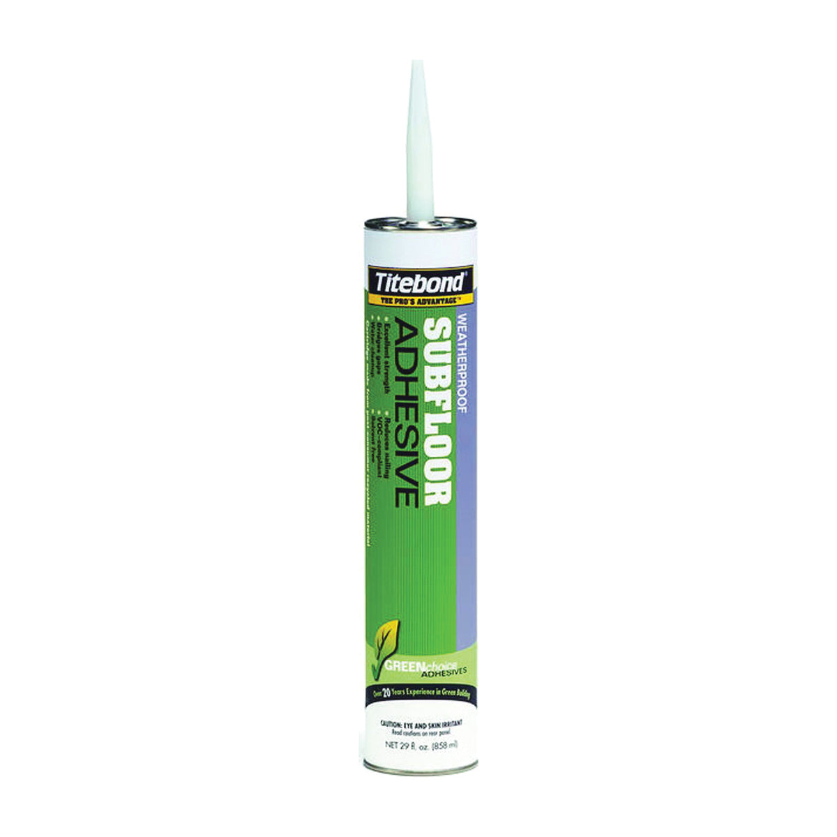 Titebond 4122 Subfloor Adhesive, Off-White, 28 oz Cartridge