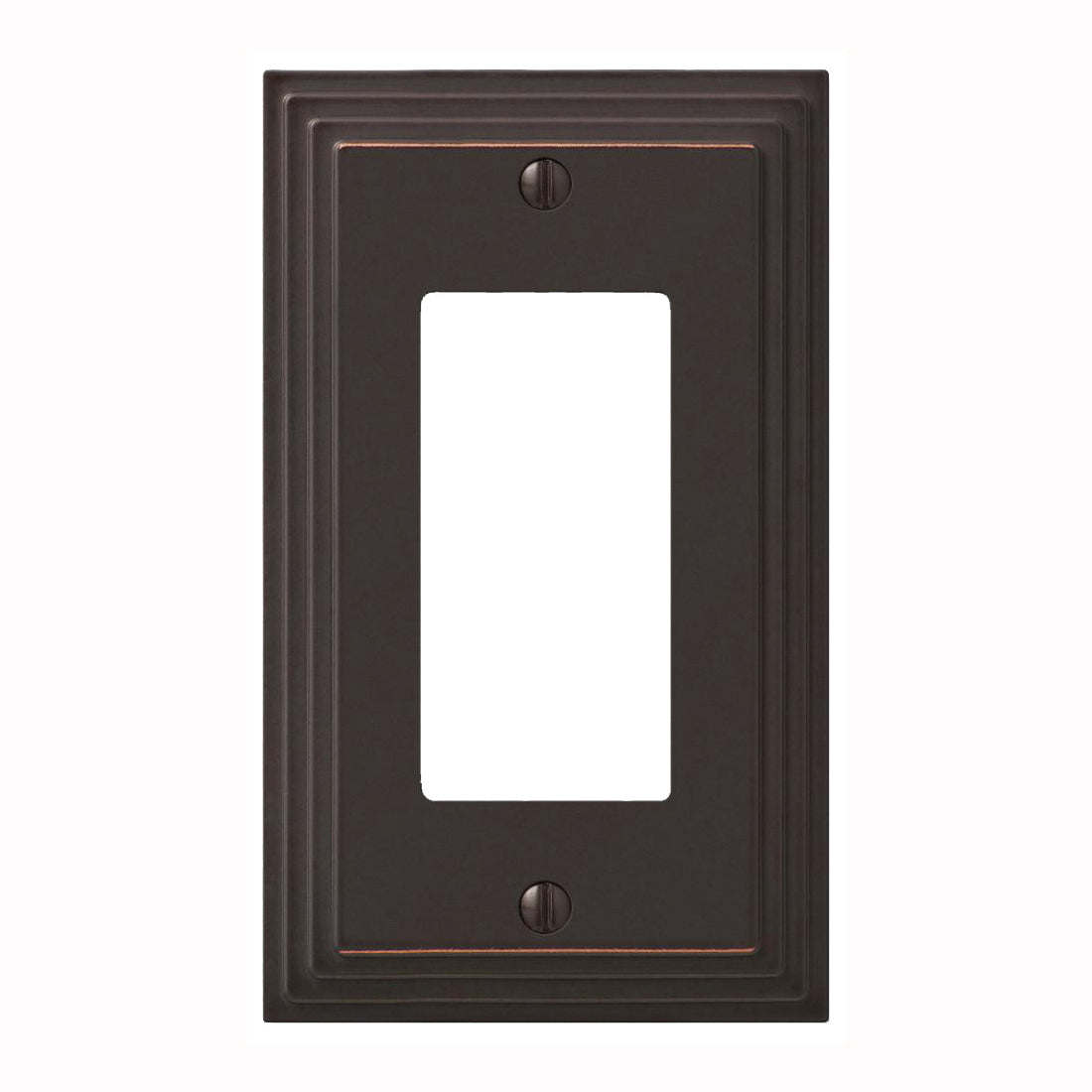 Amerelle 84RVB Wallplate, 4-15/16 in L, 2-15/16 in W, Aged Bronze
