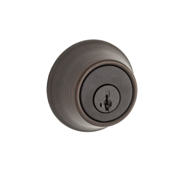 Kwikset 660 11P RCAL RCS Deadbolt, Different, Smartkey Key, Steel, Venetian Bronze, 2-3/8 to 2-3/4 in Backset