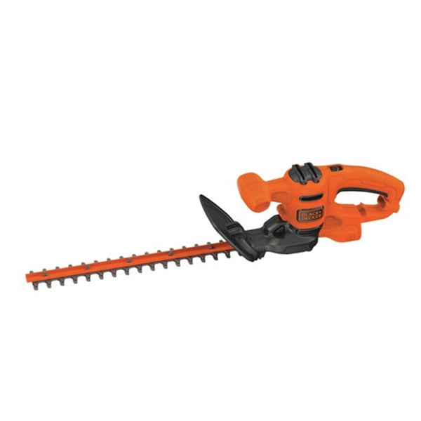 Black+Decker BEHT100 Electric Hedge Trimmer, 3 A, 120 V, 5/8 in Cutting Capacity, 16 in Blade, T-Shaped Handle