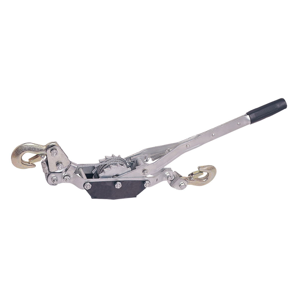 ProSource JLO-0283L Cable Puller, 1 ton Lifting, 2 ton Pull Force, 23 in Mini Between Hooks, 0.19 in Dia Rope/Cable