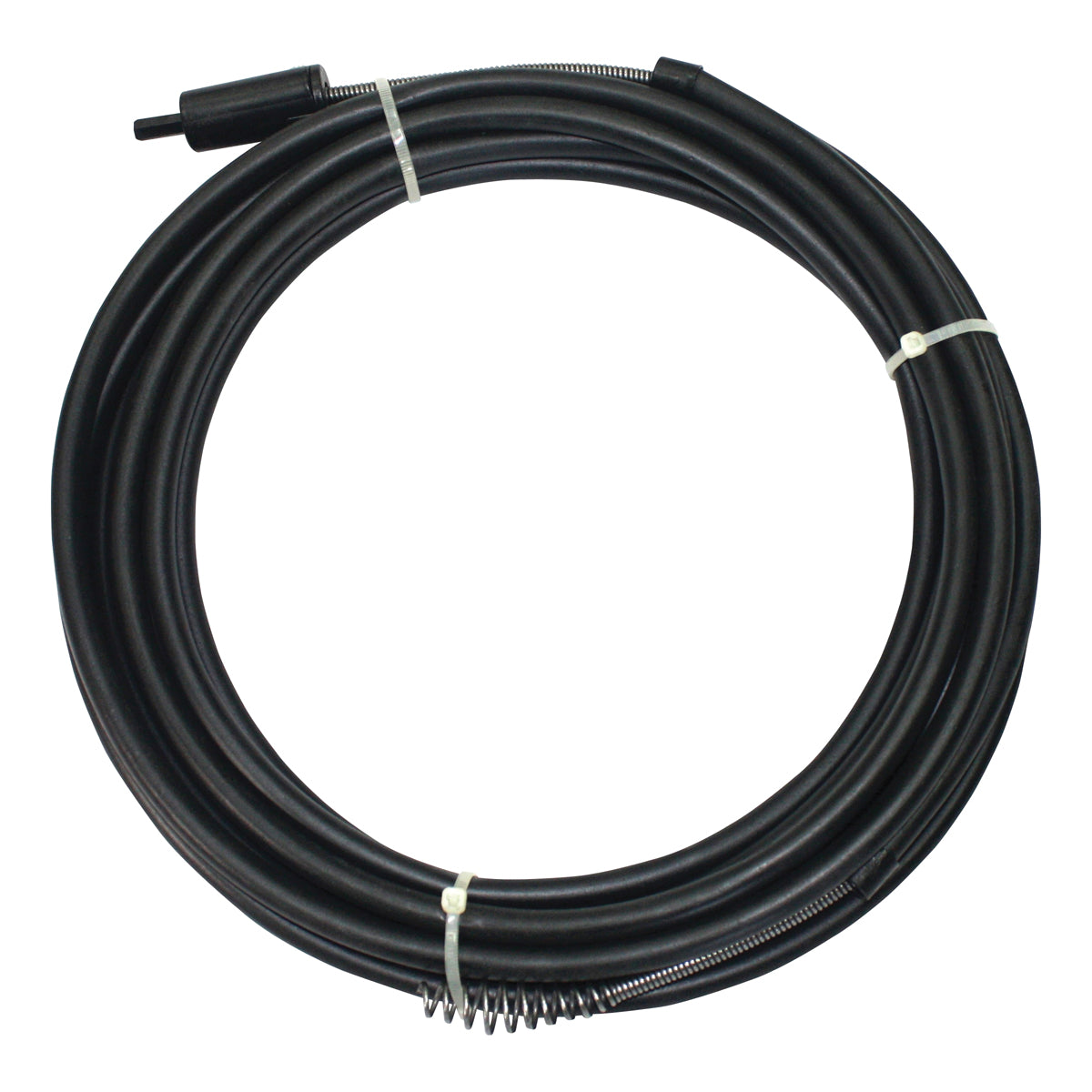 Prosource DC00001-25 Power Drain Snake, 1/4 in Dia Cable, 25 ft L Cable