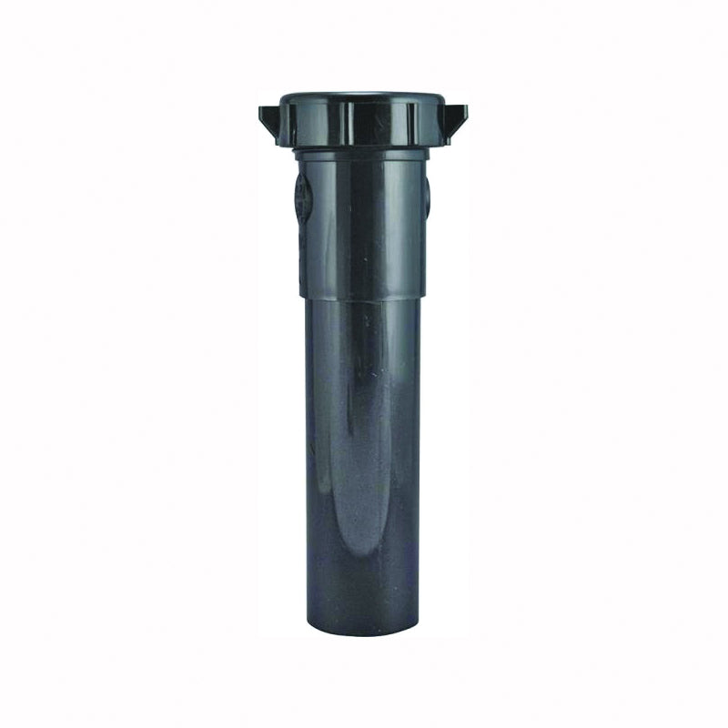 Plumb Pak PP40-8B Pipe Extension Tube, 1-1/2 in, 8 in L, Slip-Joint, Plastic, Black