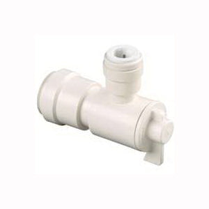 WATTS 3556-1008/P-678 Angle Valve, 1/2 x 3/8 in Connection, Sweat x Sweat, 250 psi Pressure, Thermoplastic Body