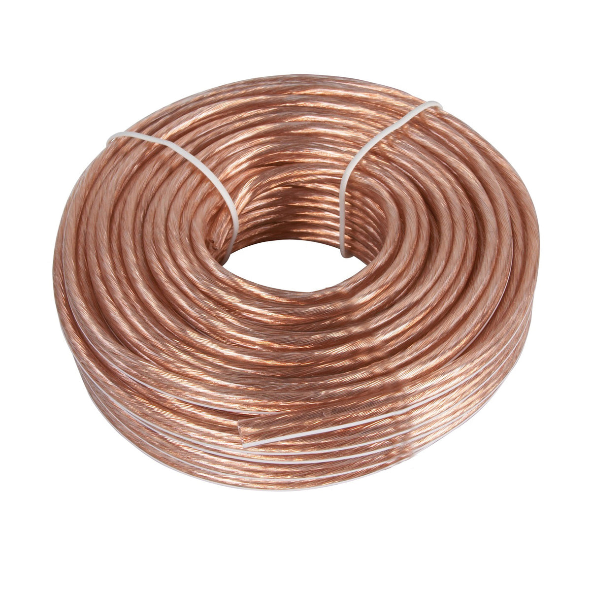 Zenith AS105018C Speaker Wire, 18 AWG Wire, PVC Sheath, Clear Sheath