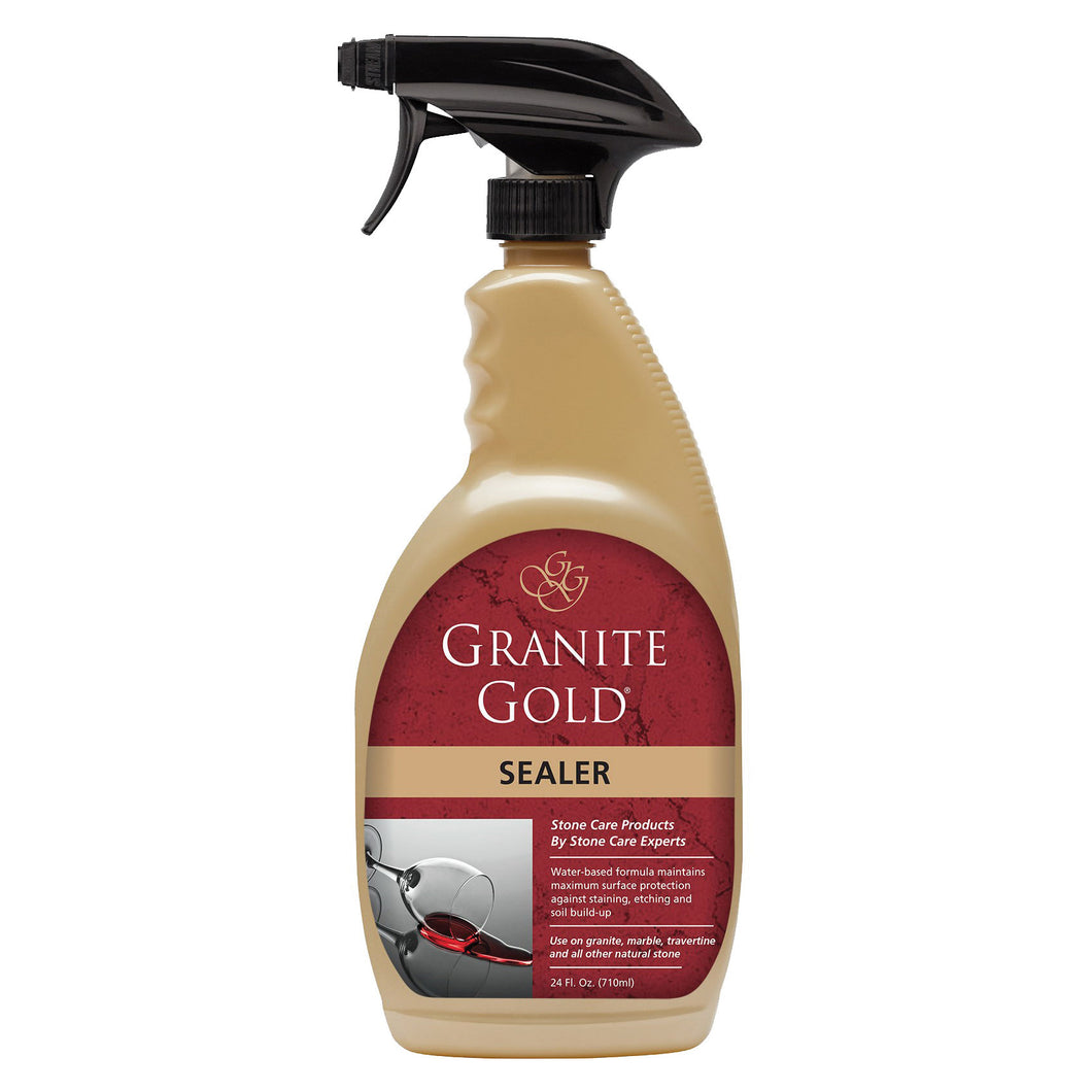 GRANITE GOLD GG0036 Sealer, Liquid, Clear, 24 oz, Spray Bottle
