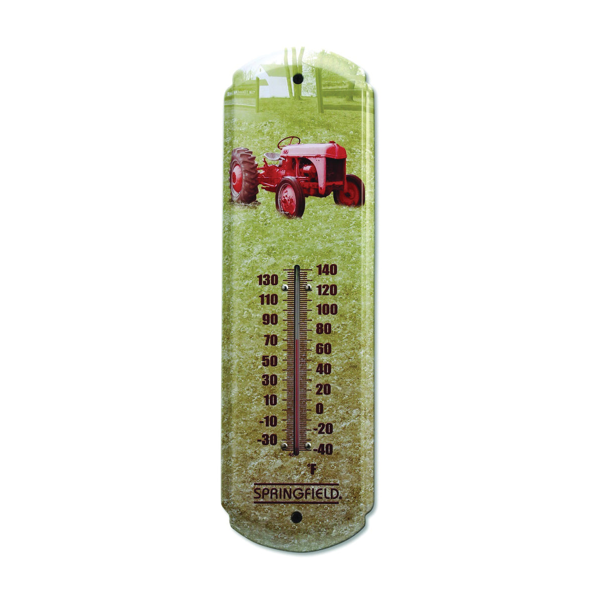 Taylor 98210 Thermometer, Analog, -40 to 140 deg F, Metal Casing