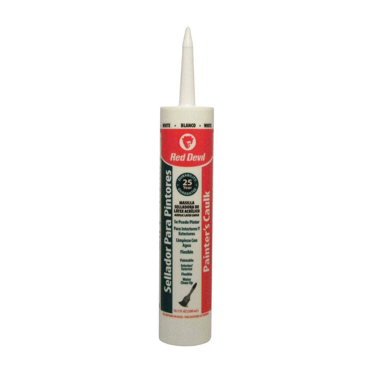 Red Devil 0746 Painter&#39;s Caulk, White, 40 to 110 deg F, 10.1 fl-oz Cartridge