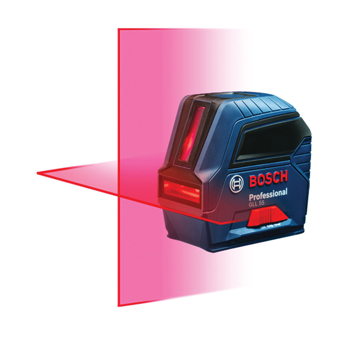 Bosch GLL 55 Cross-Line Laser, 50 ft, +/-1/8 in at 33 ft Accuracy, 2-Line