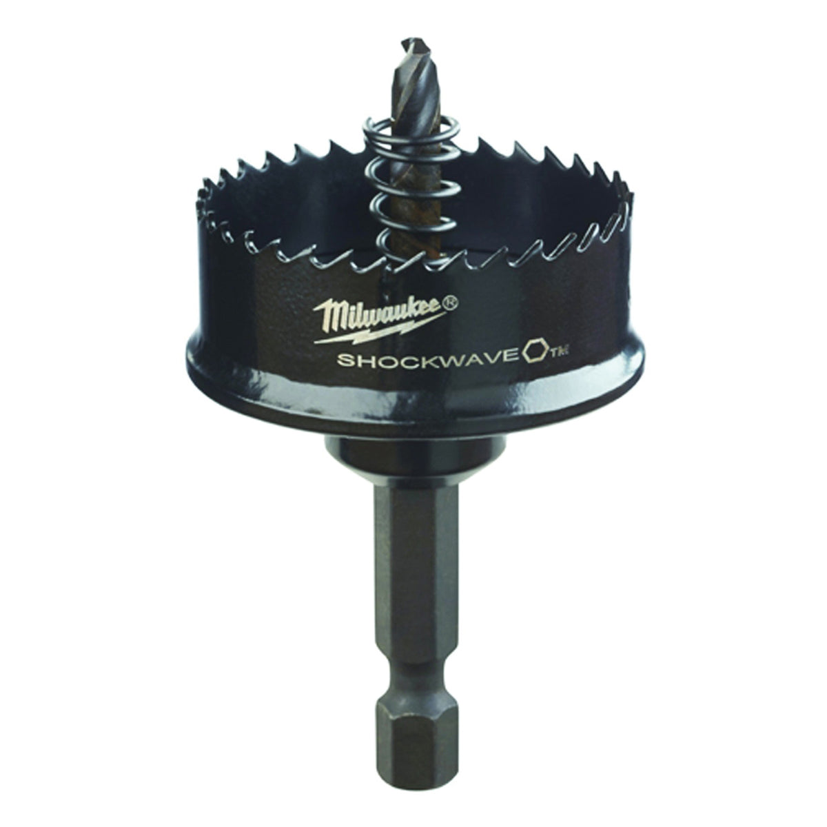 Milwaukee 49-56-9830 Hole Saw, 1-3/8 in Dia, 1/2 in D Cutting, 1/4 in Arbor, 8 TPI, HSS Cutting Edge