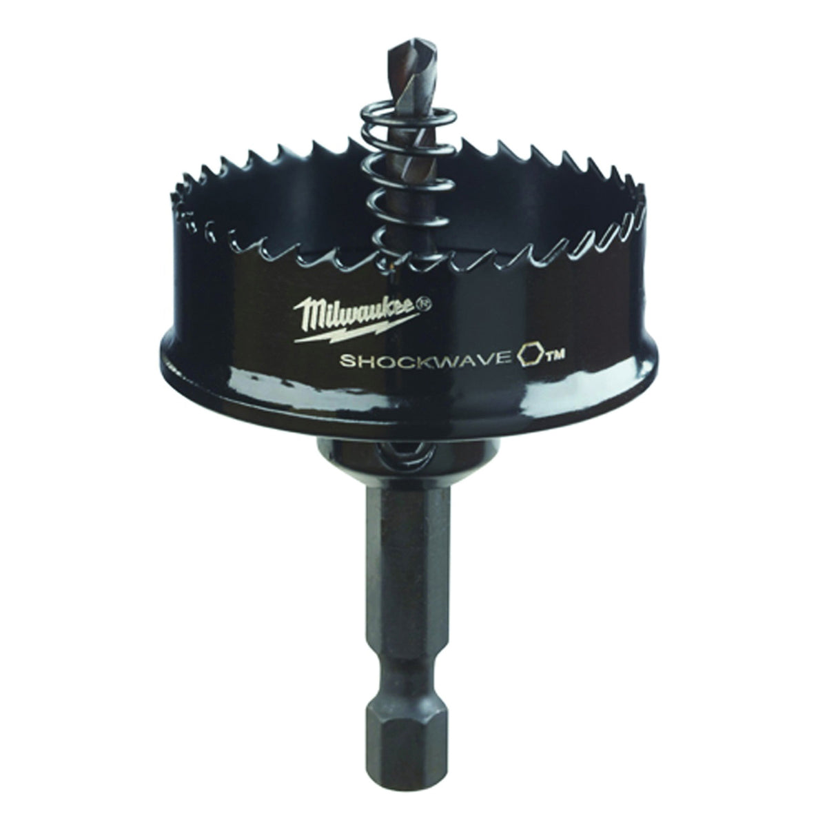 Milwaukee 49-56-9835 Hole Saw, 1-1/2 in Dia, 1/2 in D Cutting, 1/4 in Arbor, 8 TPI, HSS Cutting Edge