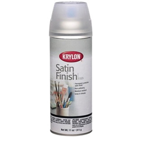 Krylon K01323000 Spray Paint, Satin, 11 oz, Aerosol Can