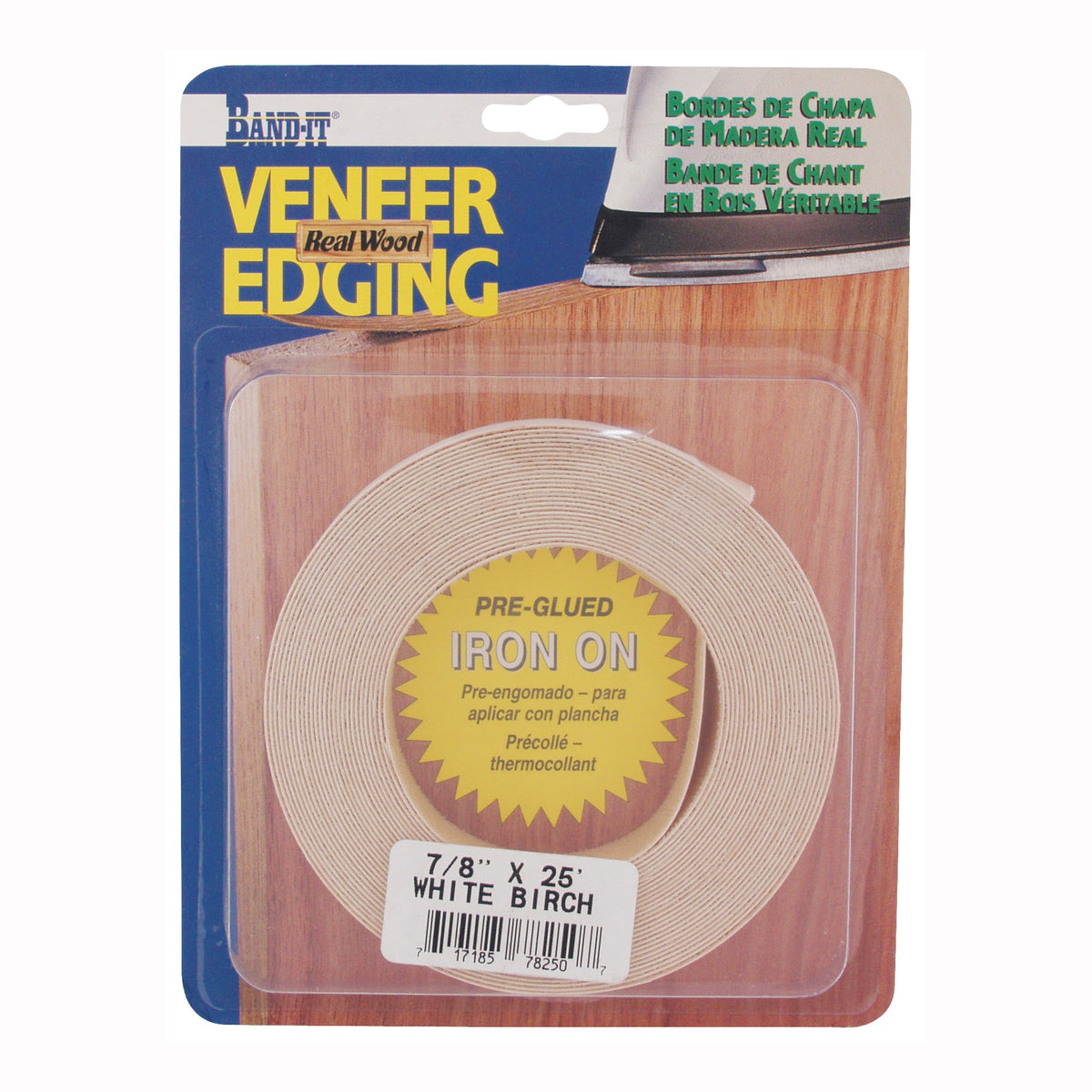 CLOVERDALE 78250 Edge Banding, Birch Wood