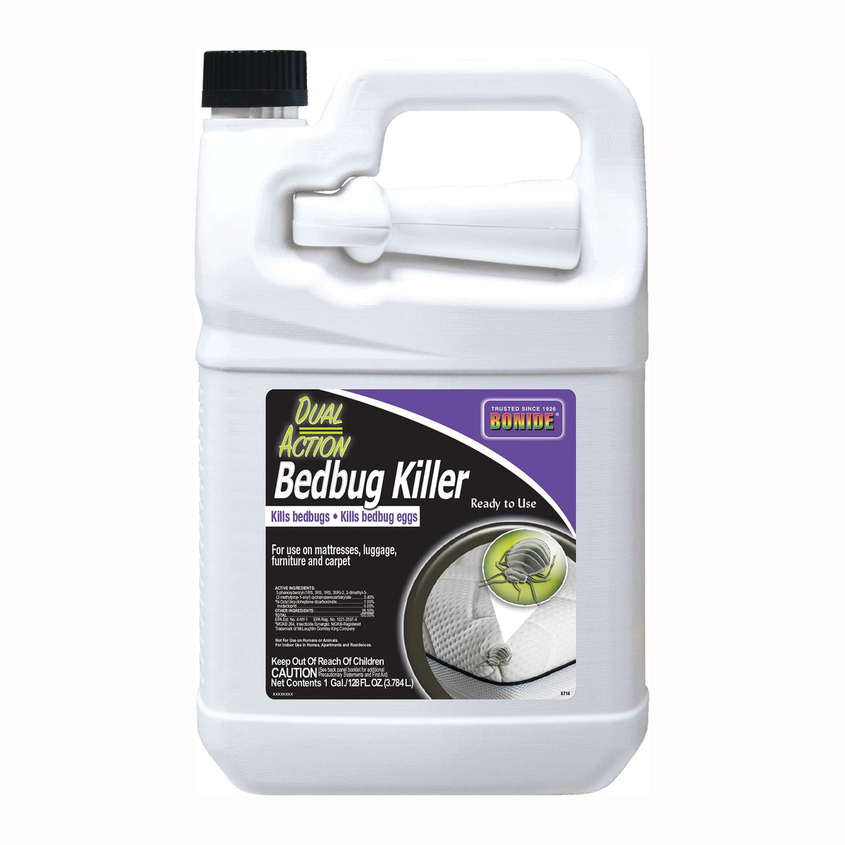 Bonide 5714 Bedbug Killer, Liquid, Spray Application, 4 gal
