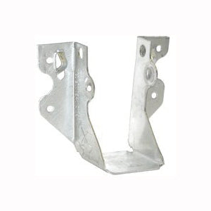 MiTek JUS28-3TZ Slant Joist Hanger, 6-3/8 in H, 2 in D, 4-5/8 in W, 2 in L x 8 to 10 in H, Steel, Zinc, Face Mounting