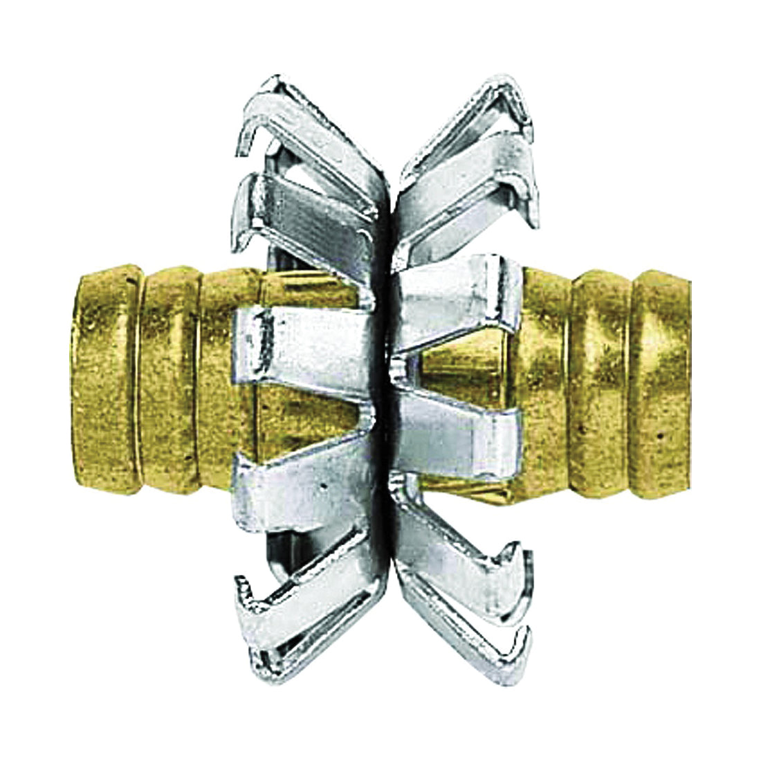 Gilmour 812154-1001 Heavy-Duty Clinch Hose Mender, 1/2 in, Brass