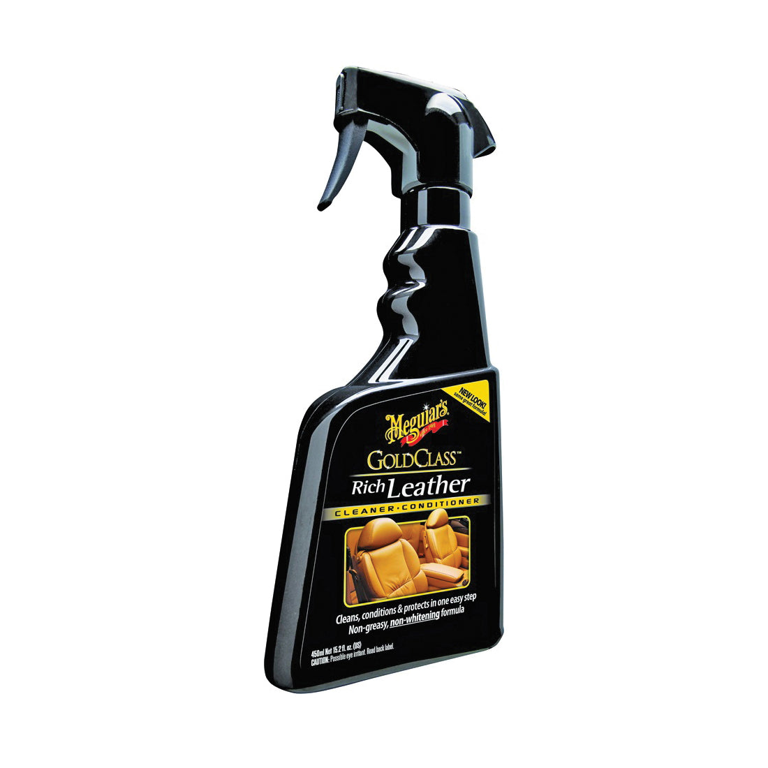 MEGUIAR&#39;S Gold Class G10916 Rich Leather Spray, 15.2 oz Bottle, Liquid, Sweet