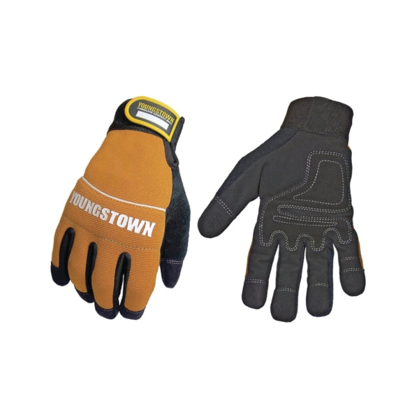 Youngstown Glove 06-3040-70-XL Superior Dexterity Work Gloves, Men's, XL, Brow Wipe Thumb, Hook-and-Loop Cuff, Nylon