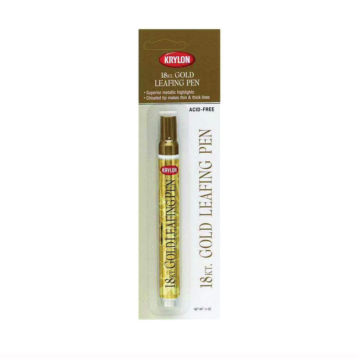 Krylon K09901A00 Leafing Pen, Gold, 0.33 oz