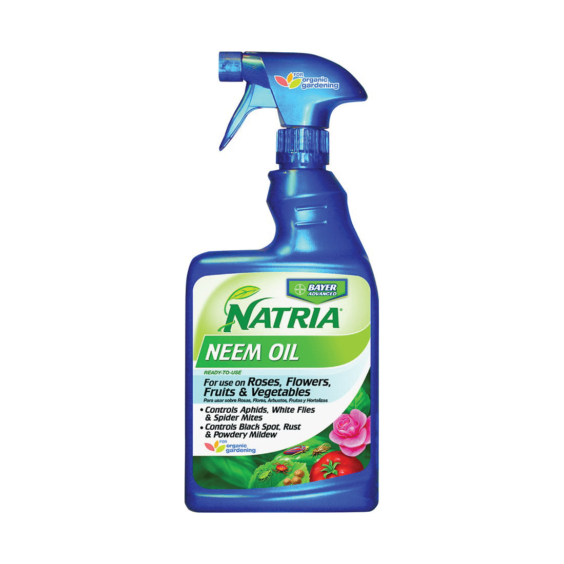 NATRIA 706250A Neem Oil, Liquid, Spray Application, 24 oz Can