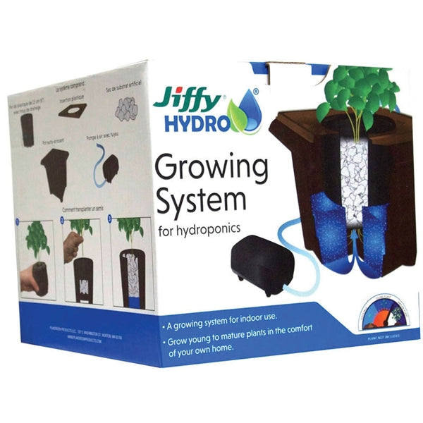 Jiffy JHGROW-6 Hydroponic Growing System, 1 -Plant, 4 qt Water