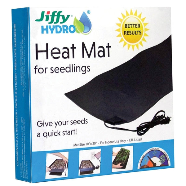 Jiffy JHHEATMAT-8 Heat Mat, 20 in L, 10 in W, 120 V