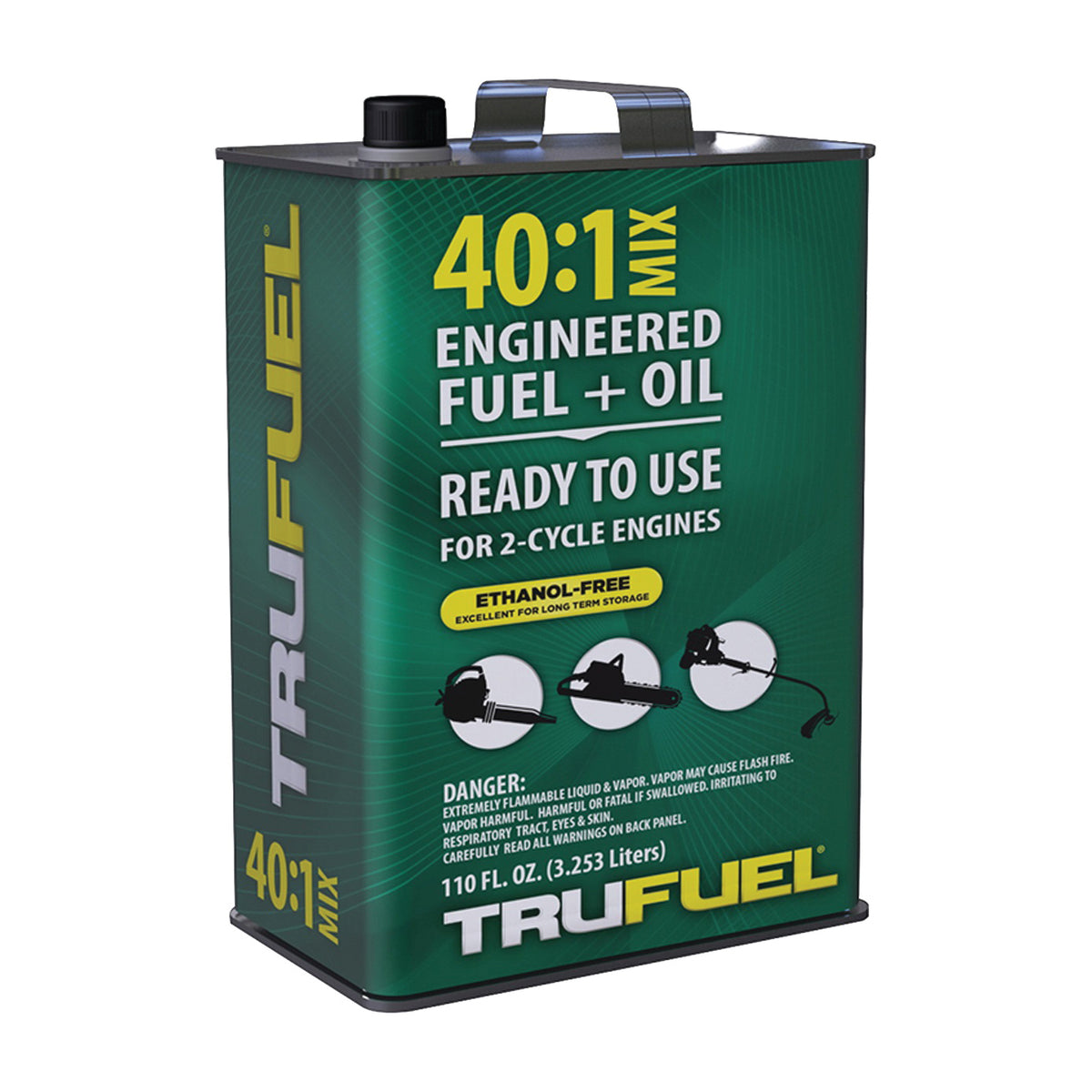 TRUFUEL 6525506 Fuel, Liquid, Hydrocarbon, Green, 110 oz Can