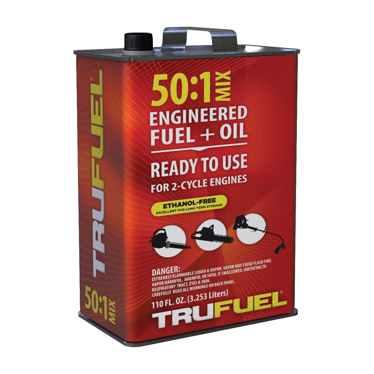 TRUFUEL 6525606 Fuel, Liquid, Hydrocarbon, Red, 110 oz Can