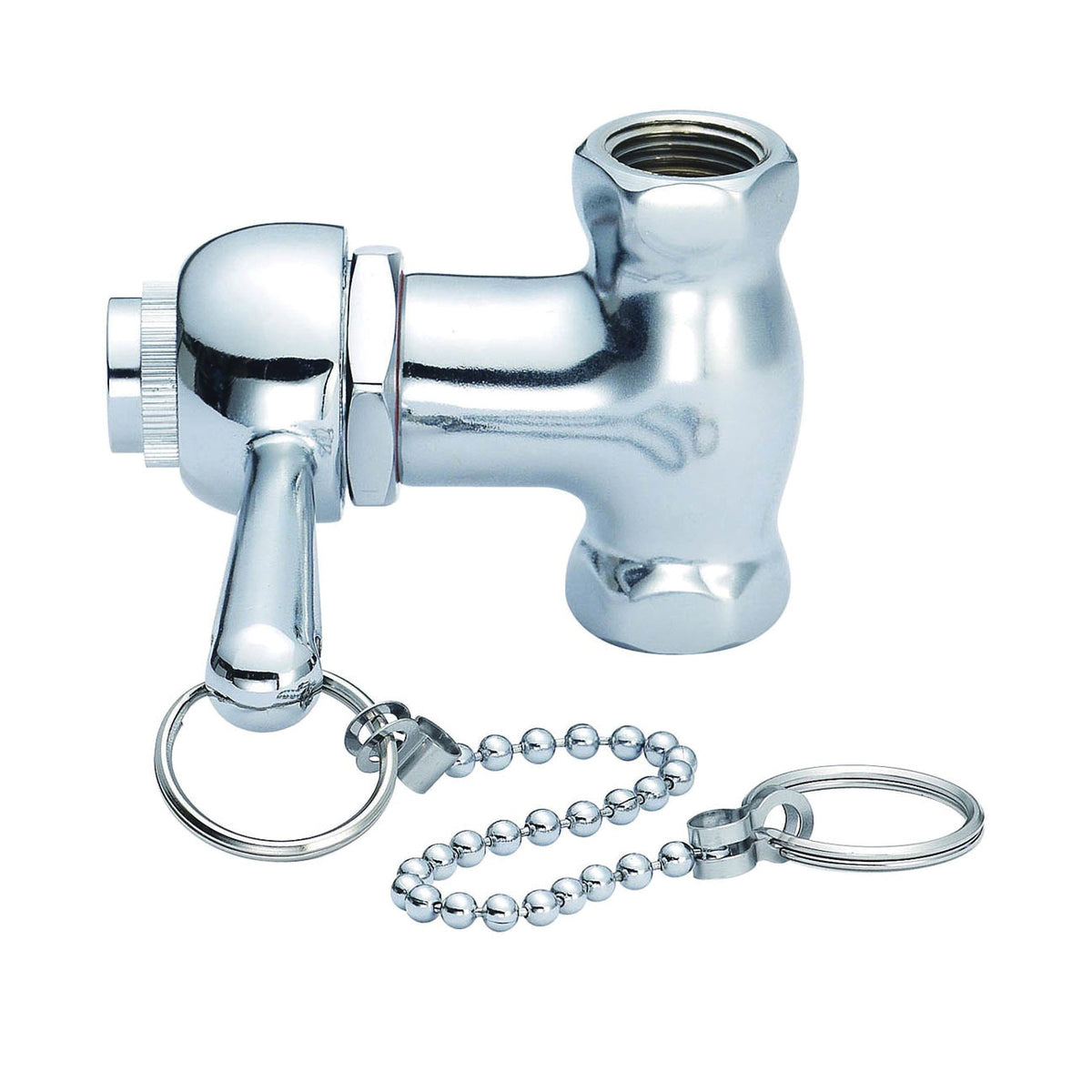 B &amp; K 126-006LT Shower Valve with Pull Chain, 1/2 in Connection, Brass Body, Chrome