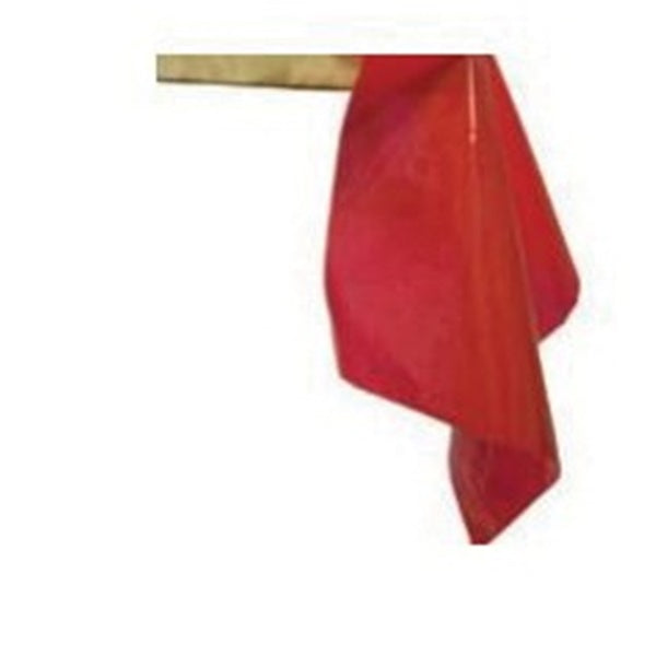 CH Hanson 10490 Lumber Warning Flag, 12 in L, 12 in W, Red, PVC