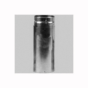 SELKIRK 3VP-EZAJ12 Vent Pipe, 3 in OD, 12 in L, Stainless Steel, Galvanized