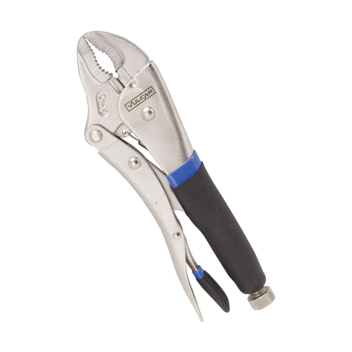 Vulcan JL-NP022 Locking Plier, 10 in OAL, Cushion-Grip Handle