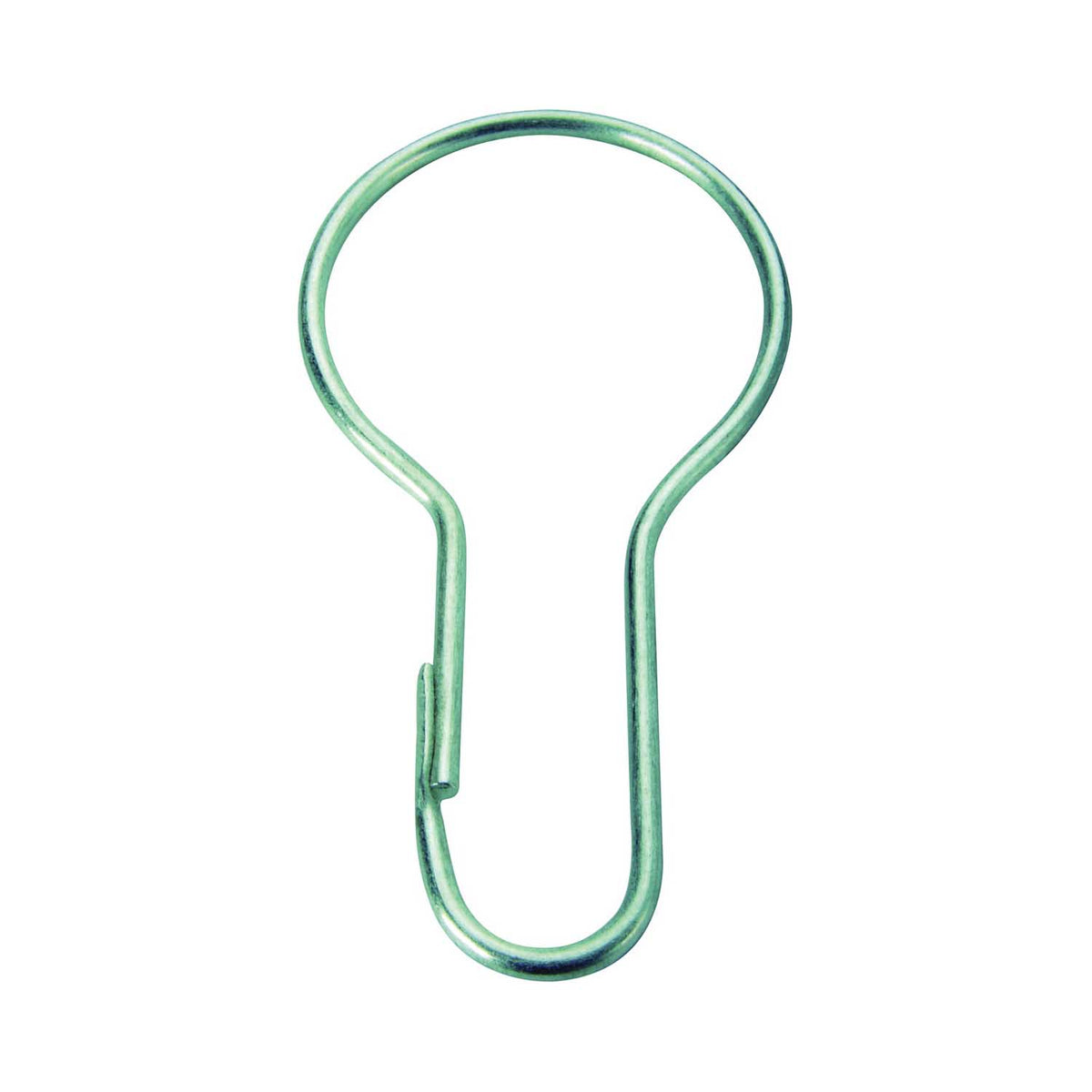 Simple Spaces PMB-007 Shower Curtain Pin, Snap-Fit, Zinc, Sliver, For: Shower Liners and Curtains