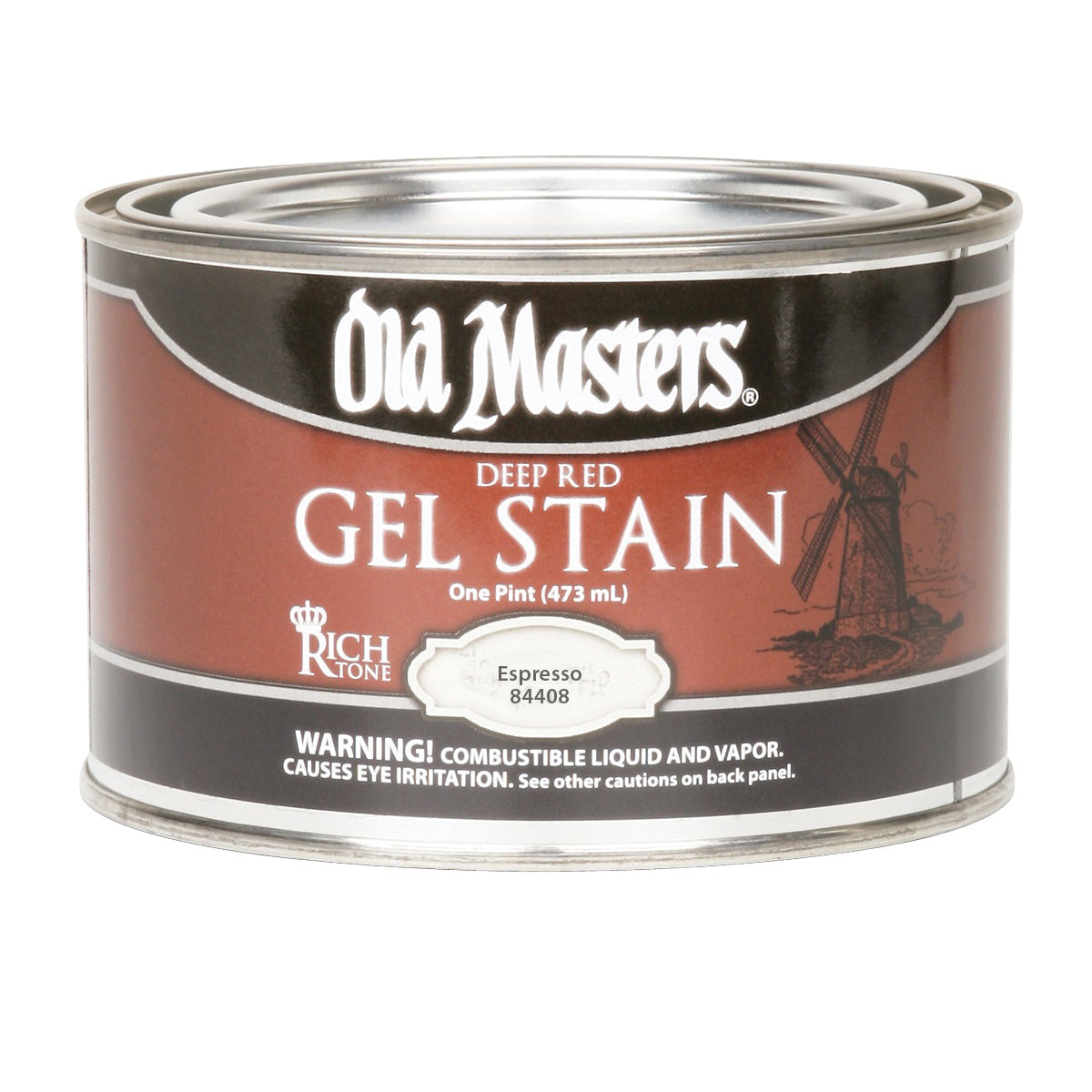 Old Masters 84404 Gel Stain, Espresso, Liquid, 1 qt