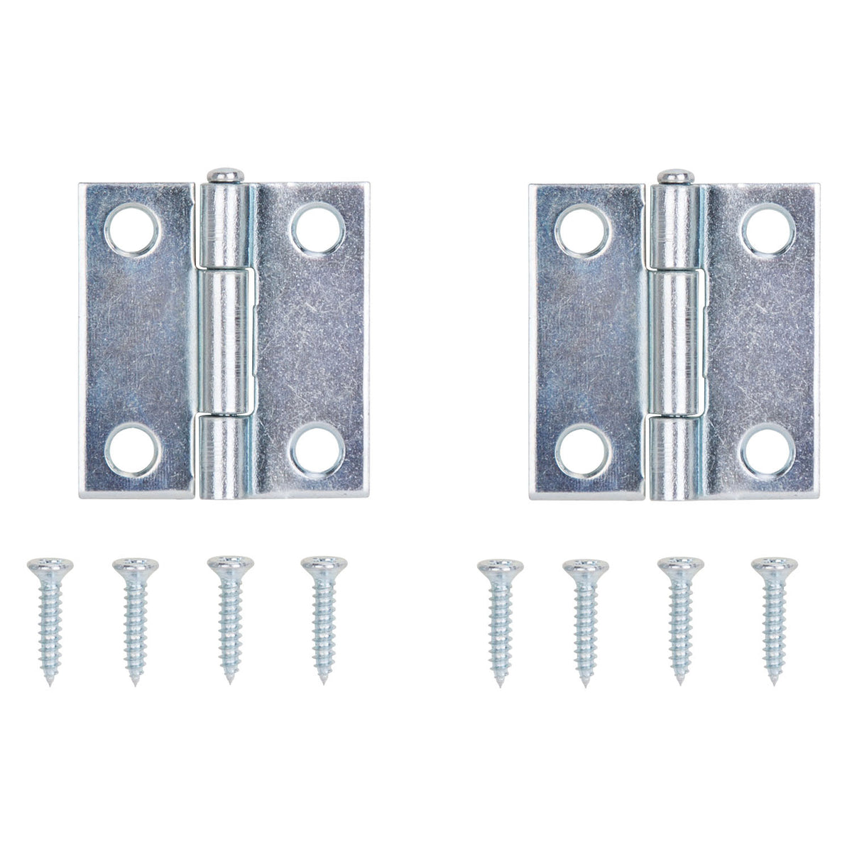 ProSource LR-053-PS Utility Hinge, Steel, Zinc, Removable Pin, 180 deg Range of Motion, Full Mortise Mounting