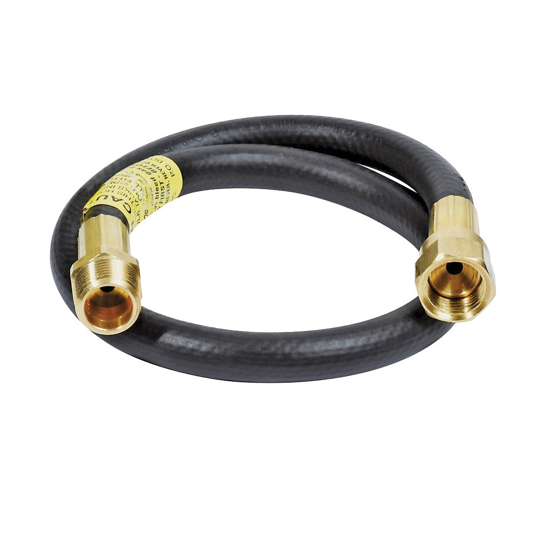 Mr. Heater F273716 Barbecue Hose, 22 in L, 3/8 in MIP x 3/8 in Female Flare, Thermoplastic