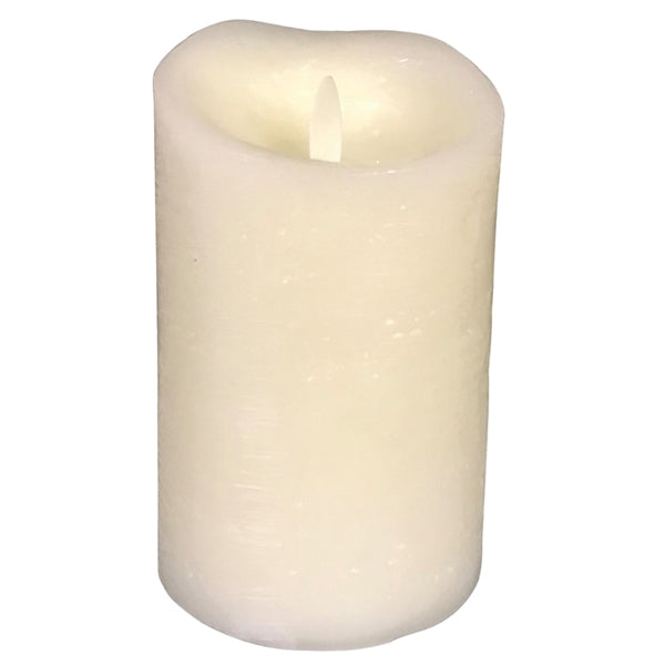 Hometown Holidays 25301 Christmas Candle, 5-1/2 in Candle, Vanilla Fragrance, Ivory Candle