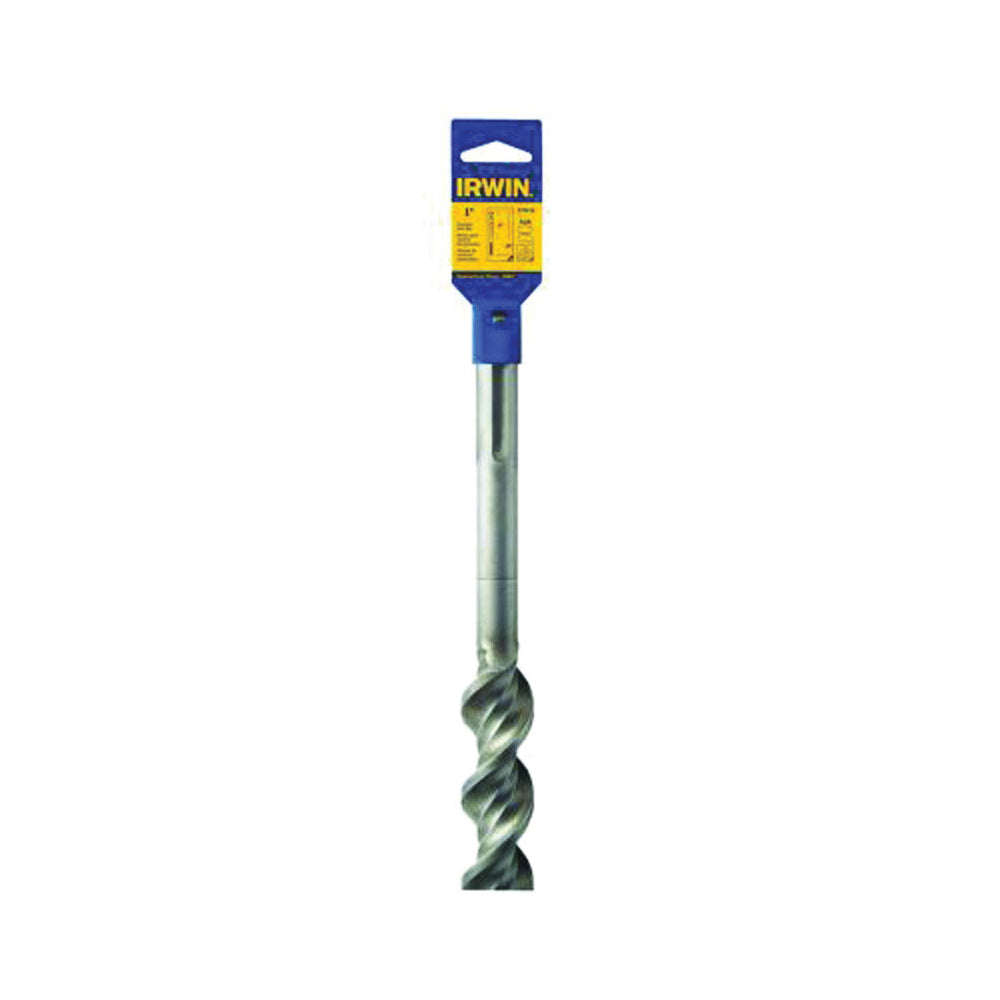 IRWIN 323009 Hammer Drill Bit, 3/4 in Dia, 13 in OAL, Twist Flute, 4-Flute, 5 in Dia Shank, SDS Max Shank