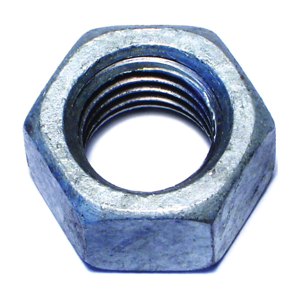 MIDWEST FASTENER 05619 Hex Nut, Coarse Thread, 5/8-11 Thread, Galvanized