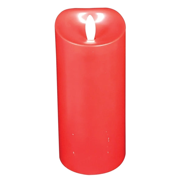 Hometown Holidays 25307 Christmas Candle, 7 in Candle, Cinnamon Fragrance, Red Candle