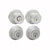 Kwikset 695T26DCP6ALRCSK6 Knob Lockset, 3 Grade, Keyed Key, Satin Chrome, 2-3/8 x 2-3/4 in Backset, K6 Keyway