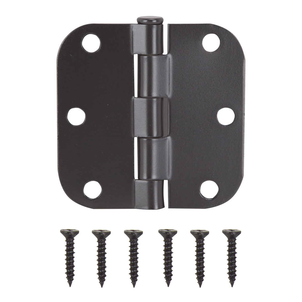 ProSource LR-704-PS Door Hinge, Steel, Oil-Rubbed Bronze, Loose Pin, 180 deg Range of Motion, Screw Mounting