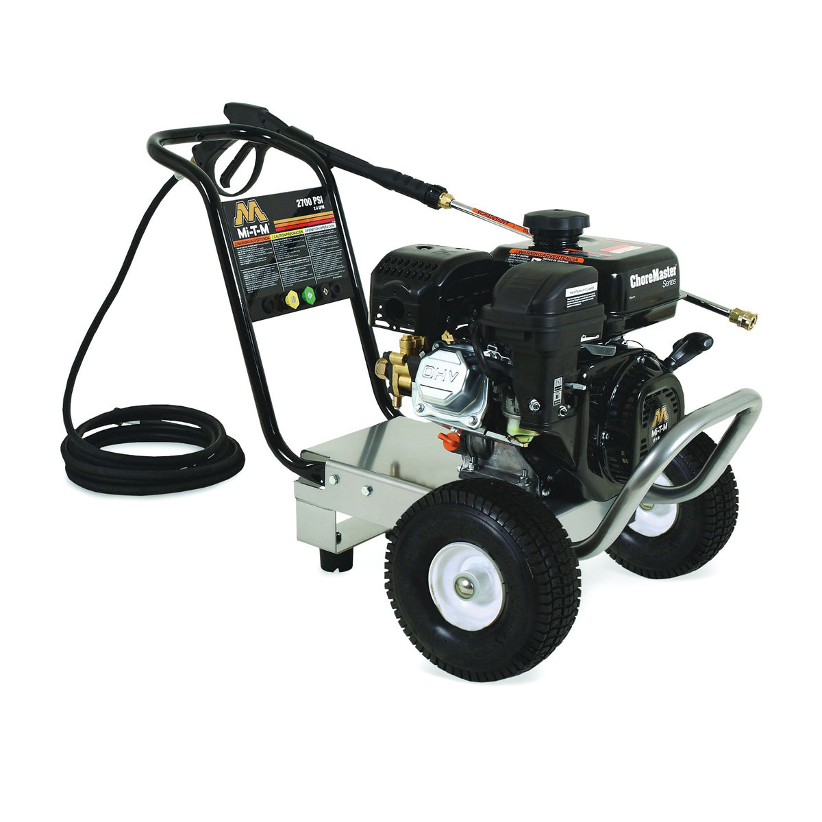 Mi-T-M ChoreMaster CM-3000-0MMB Pressure Washer, Gasoline, OHV Engine, 212 cc Engine Displacement, 2.4 gpm