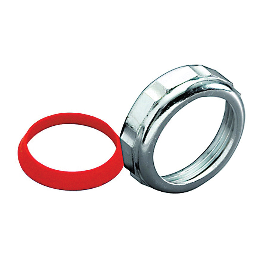 Keeney 915DK Slip-Joint Nut, Die-Cast Zinc, Chrome Plated